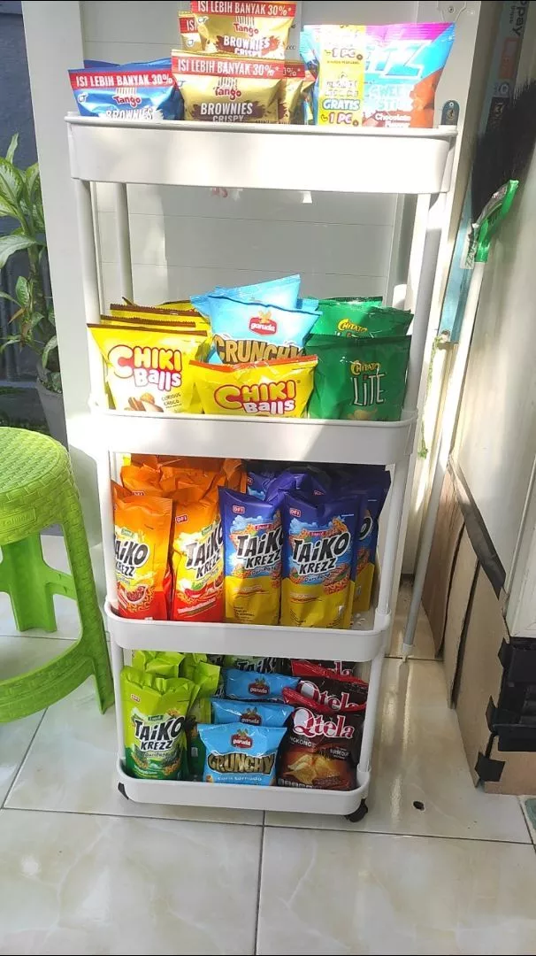 Sesudah menggunakan rak troli
